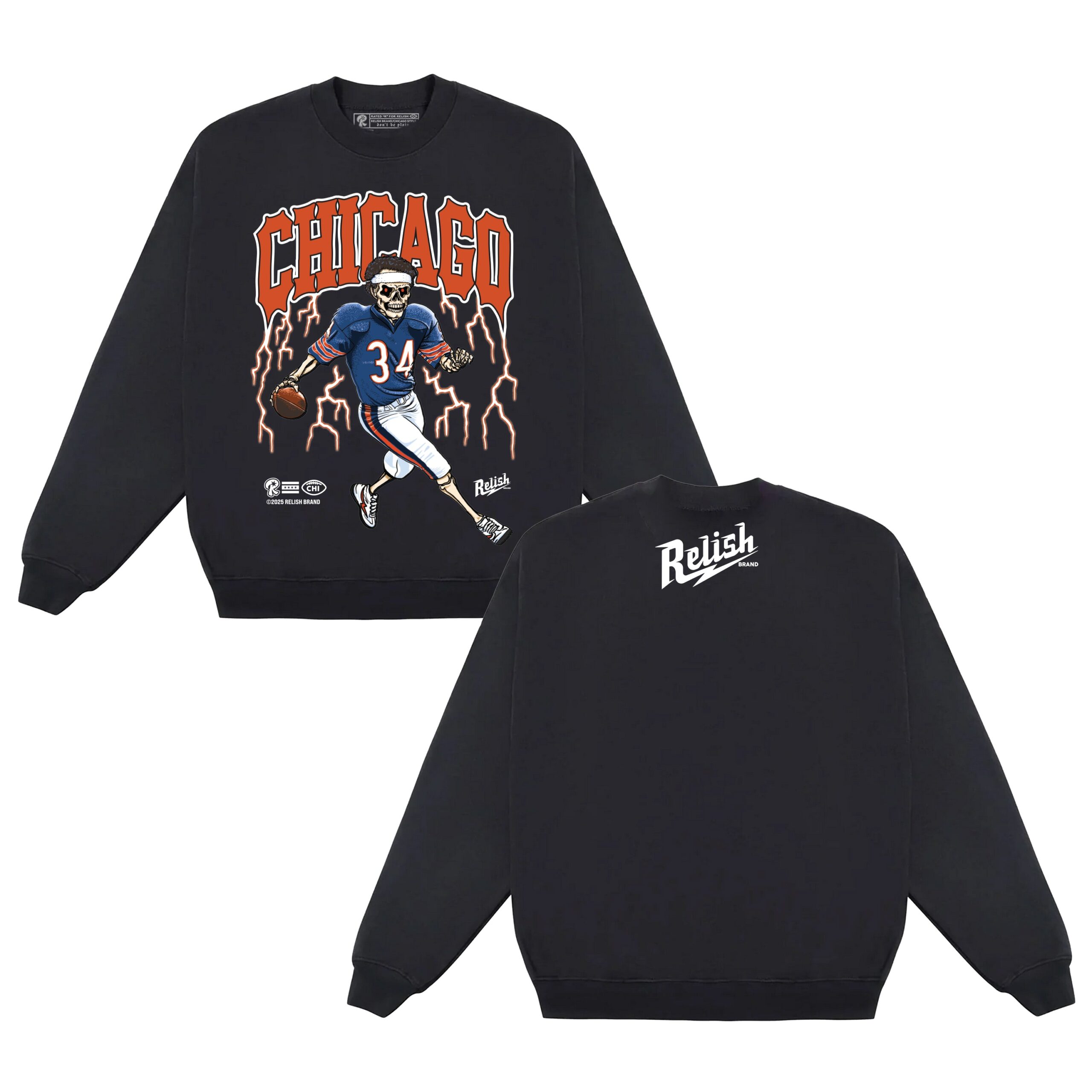 2025 chicago legacy football heavyweight crewneck